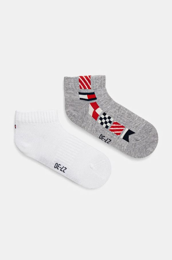 Tommy Hilfiger Dječje čarape Tommy Hilfiger 2-pack boja: siva, 701229874