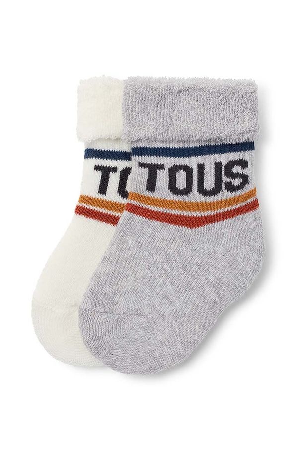 Tous Dječje čarape Tous SSocks 2-pack boja: siva, SSocks.2102