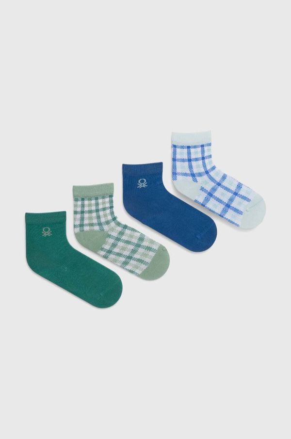 United Colors of Benetton Dječje čarape United Colors of Benetton 4-pack boja: zelena