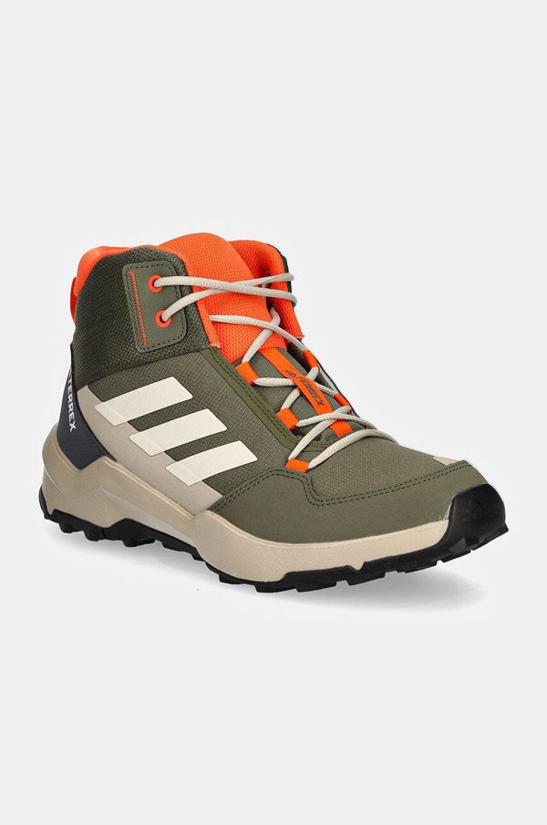 adidas TERREX Dječje cipele adidas TERREX TERREX AX4R MID boja: zelena, IF6523