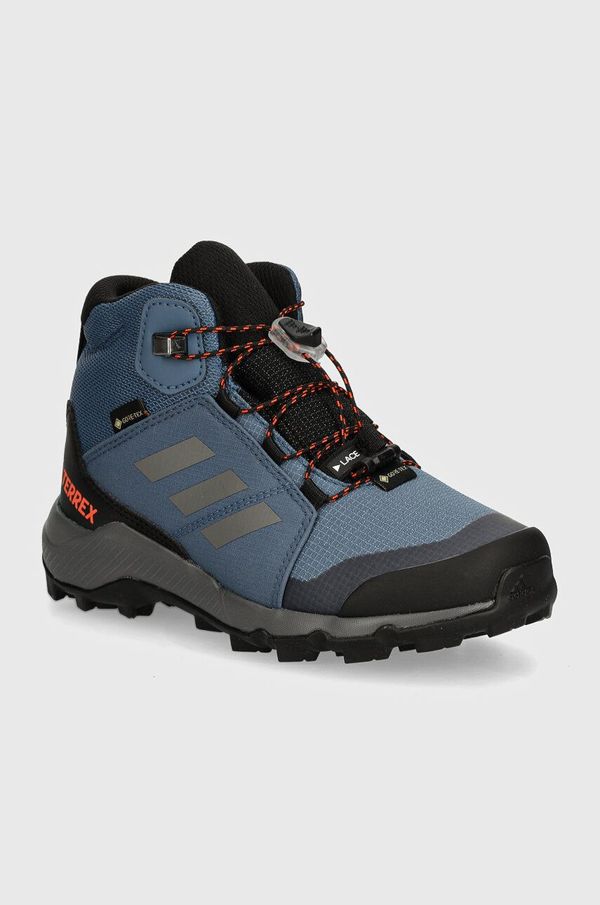 adidas TERREX Dječje cipele adidas TERREX TERREX MID GTX boja: tamno plava, IF5704