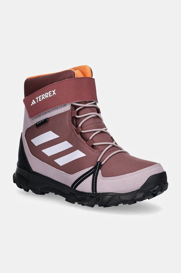 adidas TERREX Dječje cipele adidas TERREX TERREX SNOW CF R.RDY boja: ružičasta, ID0936