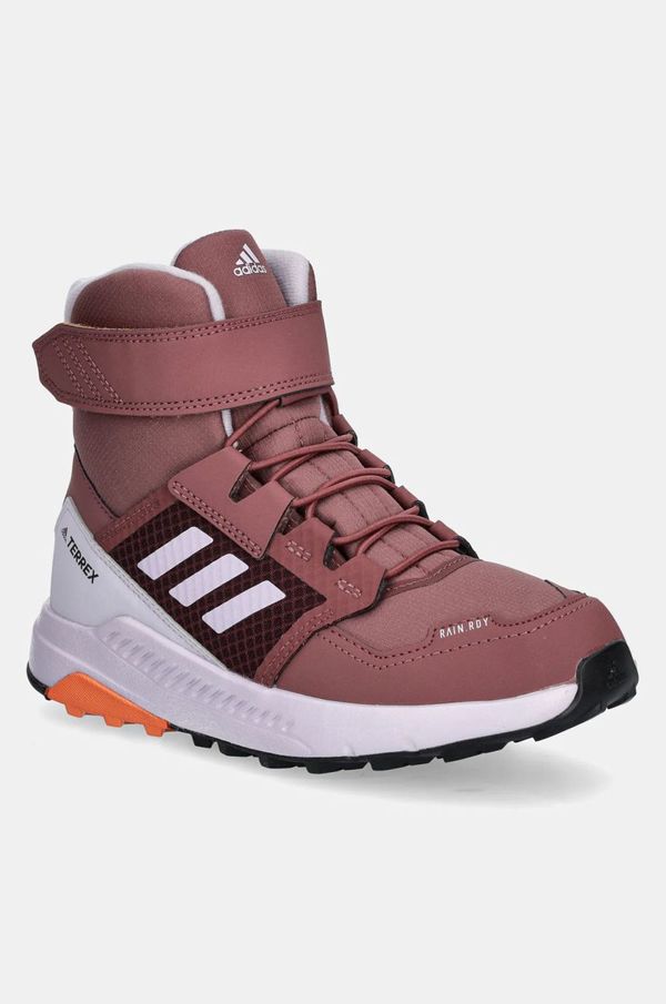 adidas TERREX Dječje cipele adidas TERREX TERREX TRAILMAKER HIGH C.RDY boja: ružičasta, ID0924