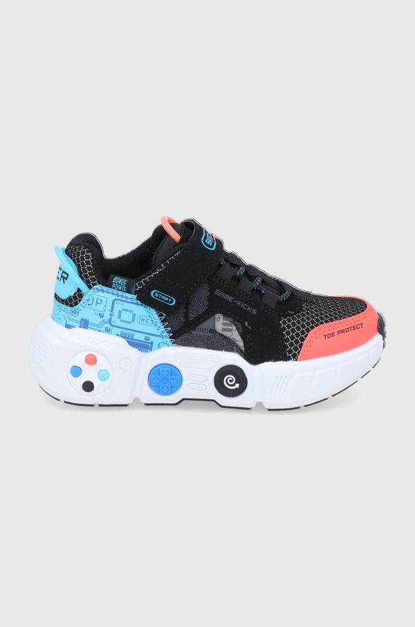 Skechers Dječje cipele Skechers boja: crna