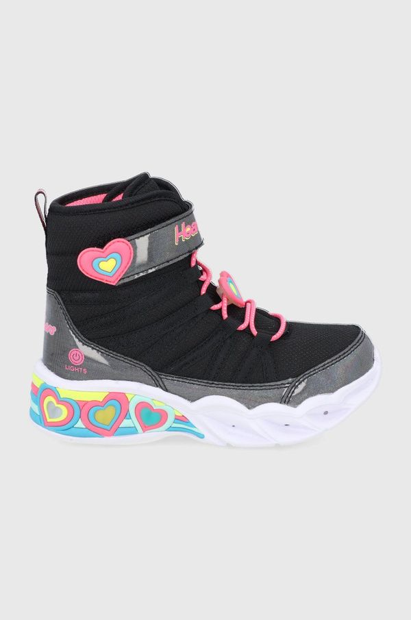 Skechers Dječje cipele Skechers boja: crna