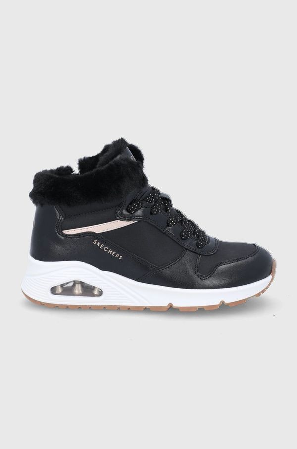 Skechers Dječje cipele Skechers boja: crna