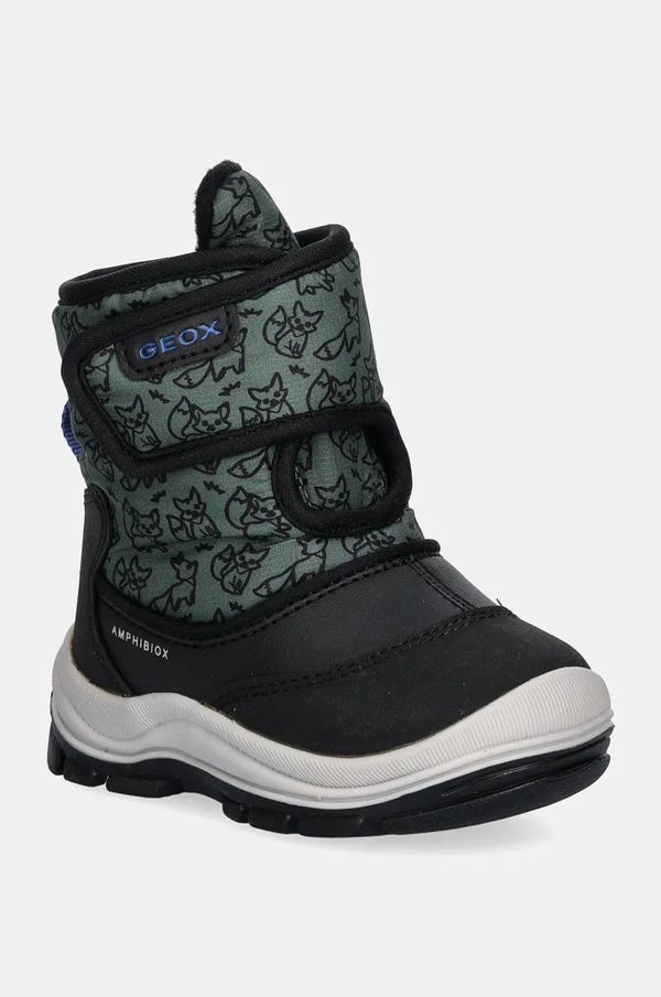 Geox Dječje cipele za snijeg Geox FLANFIL ABX boja: zelena, B263VE.0BCMN