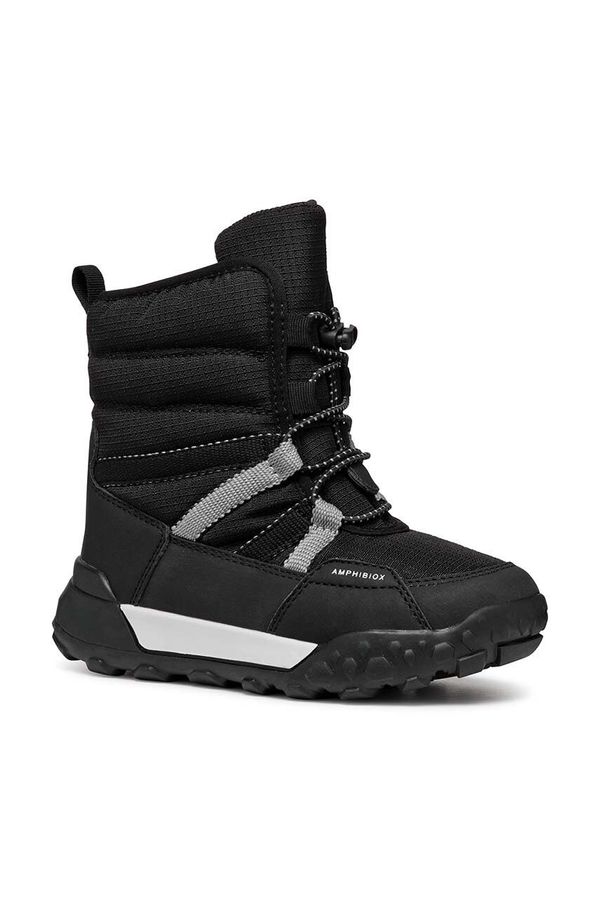 Geox Dječje cipele za snijeg Geox TREKKYUP ABX boja: crna, J46MBC.0FU50