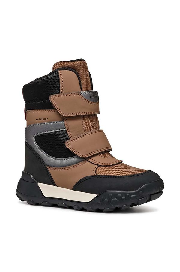 Geox Dječje cipele za snijeg Geox TREKKYUP ABX boja: smeđa, J46MBB.050FU