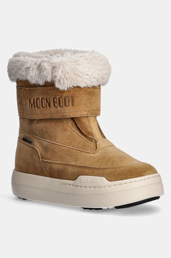 Moon Boot Dječje cipele za snijeg Moon Boot JR PARK STRAP BOOT SUEDE boja: smeđa, 80D3440040