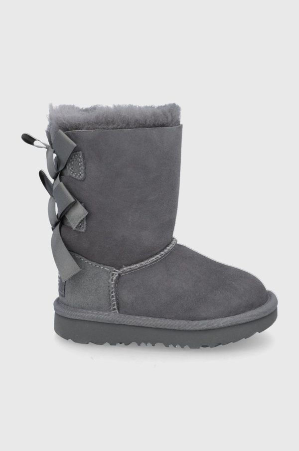 Ugg Dječje cipele za snijeg od brušene kože UGG boja: siva