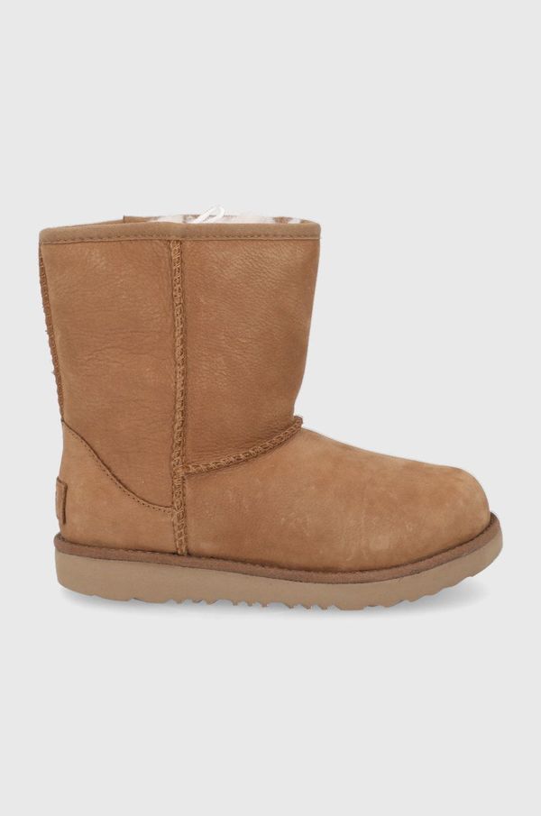 Ugg Dječje cipele za snijeg od brušene kože UGG boja: smeđa