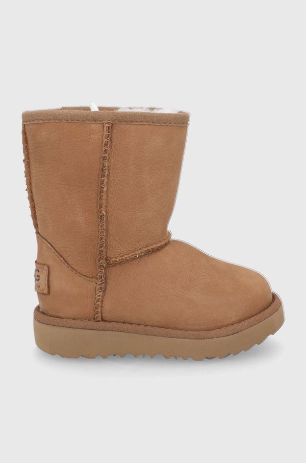 Ugg Dječje cipele za snijeg od brušene kože UGG boja: smeđa
