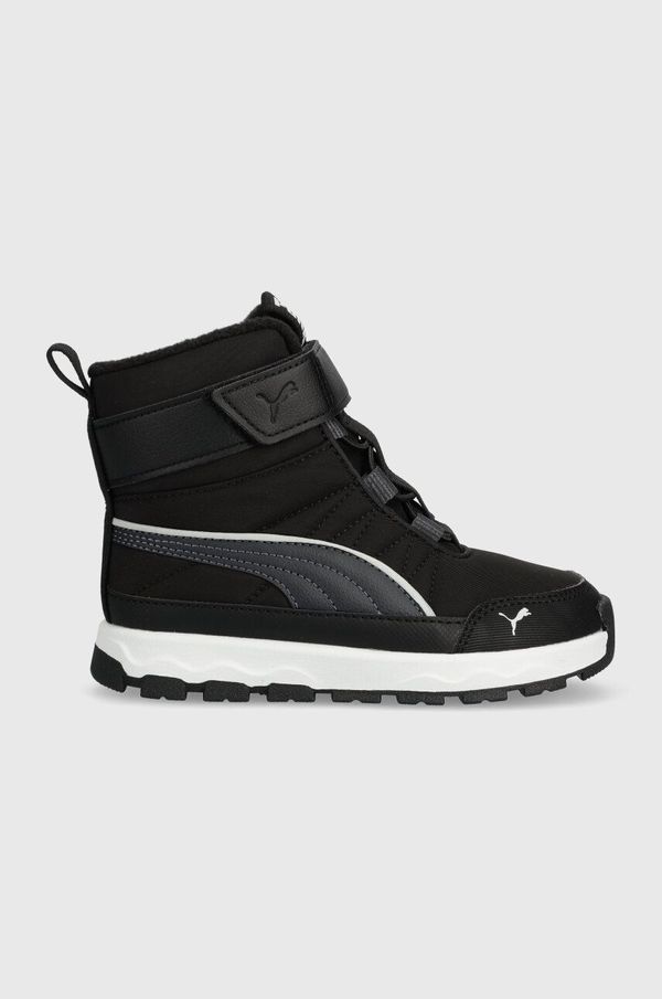 Puma Dječje cipele za snijeg Puma Evolve Boot AC+ PS boja: crna