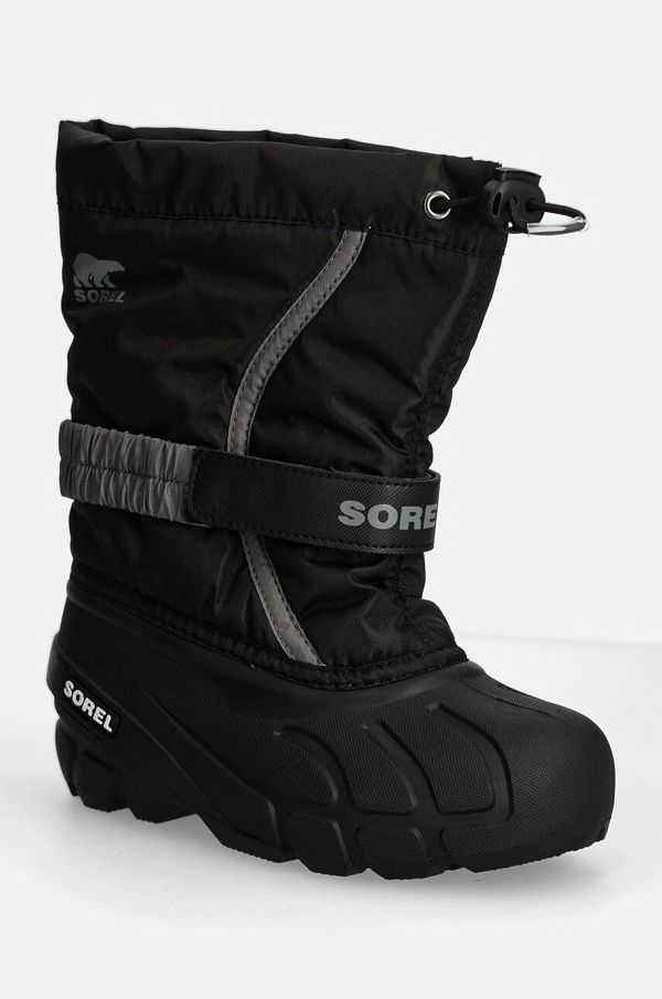 Sorel Dječje cipele za snijeg Sorel CHILDRENS FLURRY BO boja: crna, 2114082