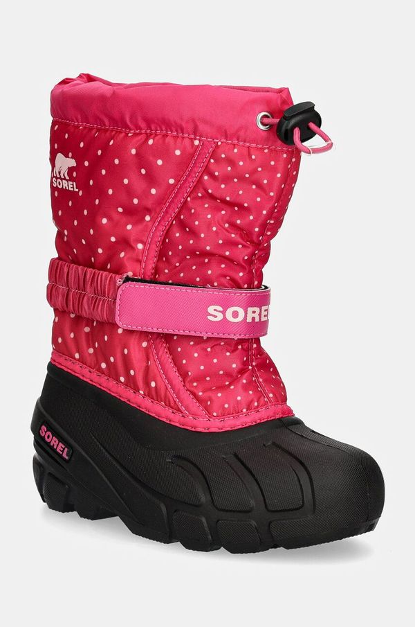 Sorel Dječje cipele za snijeg Sorel CHILDRENS FLURRY BO boja: ružičasta, 2114092