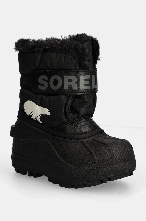 Sorel Dječje cipele za snijeg Sorel TODDLER SNOW COMMAND boja: crna, 2114101