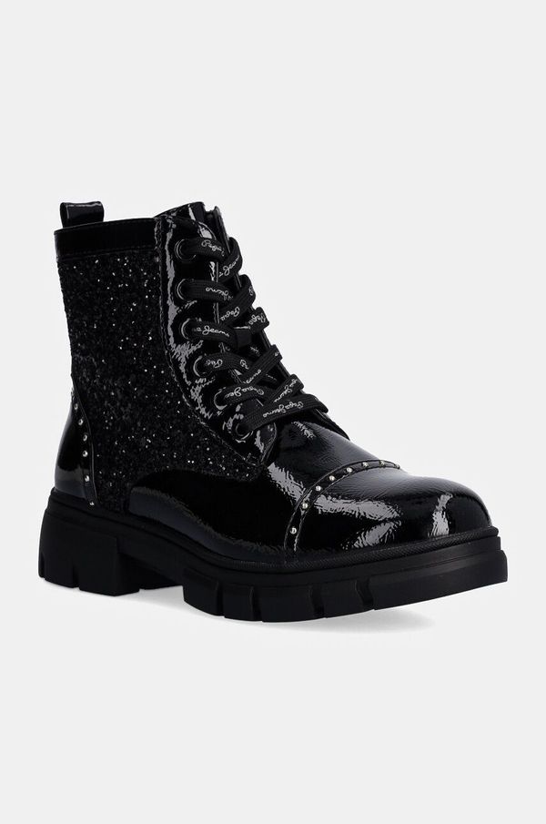 Pepe Jeans Dječje čizme Pepe Jeans LILLI STUDS boja: crna, PGS50202