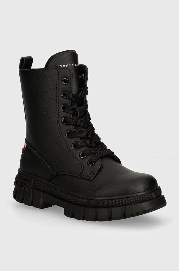 Tommy Hilfiger Dječje čizme Tommy Hilfiger boja: crna, T3A5-33600