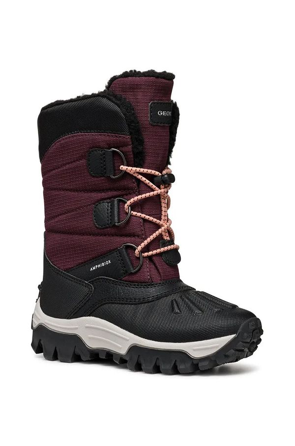 Geox Dječje čizme za snijeg Geox HIMALAYA AB boja: bordo, J46FTA.0FU50