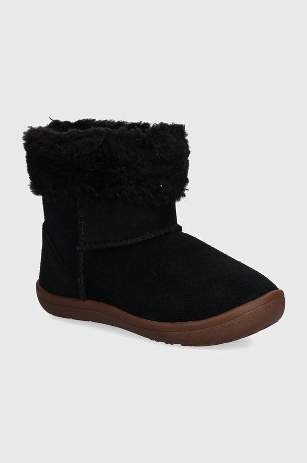 Ugg Dječje čizme za snijeg od brušene kože UGG SAMMEE boja: crna, 1157637T