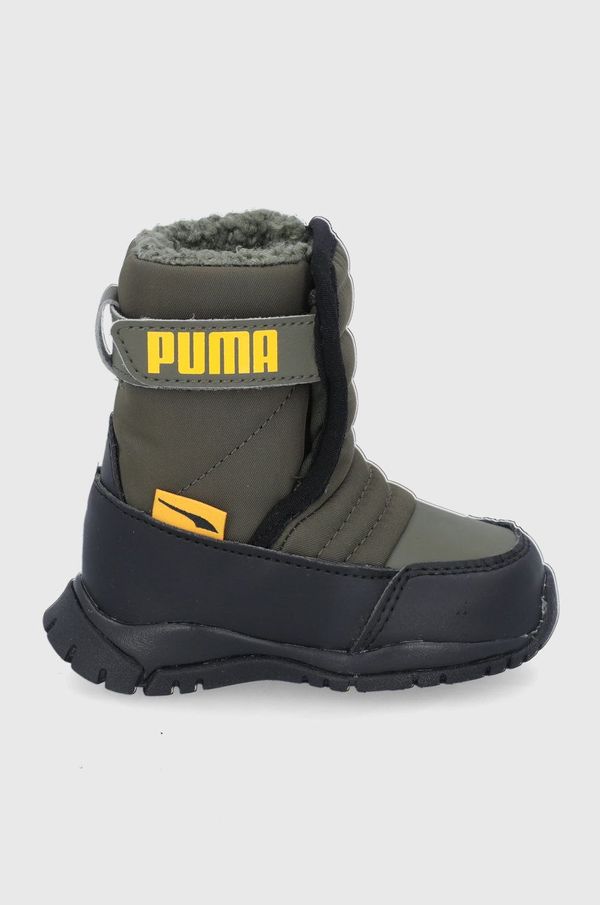 Puma Dječje čizme za snijeg Puma boja: zelena