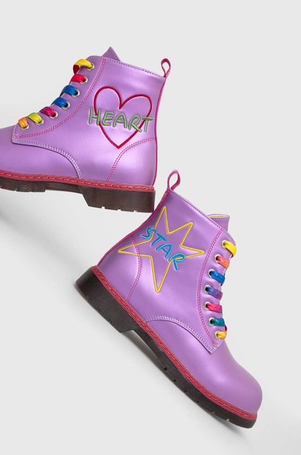 Agatha Ruiz de la Prada Dječje gležnjače Agatha Ruiz de la Prada boja: ljubičasta