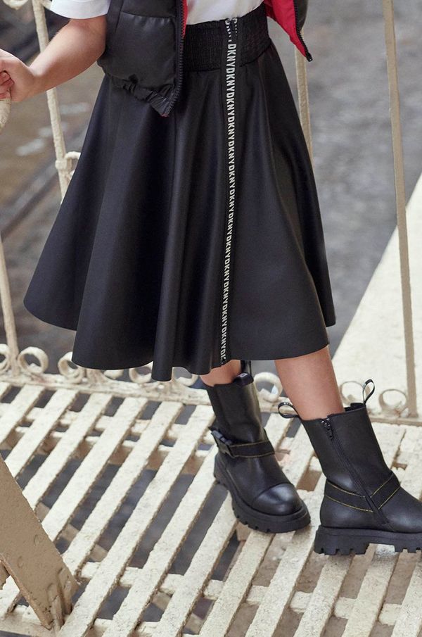 DKNY Dječje gležnjače Dkny boja: crna,