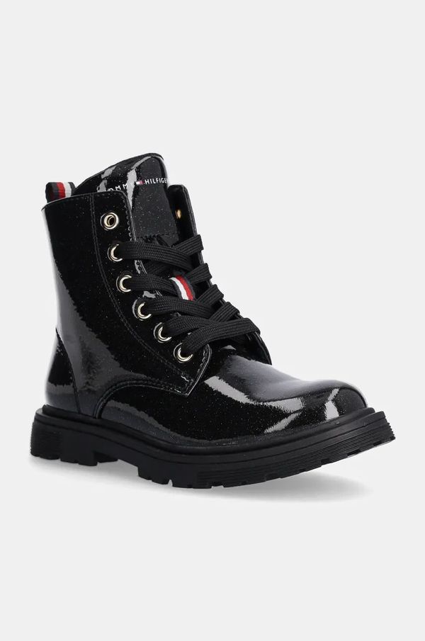 Tommy Hilfiger Dječje gležnjače Tommy Hilfiger boja: crna, T1A5-33564