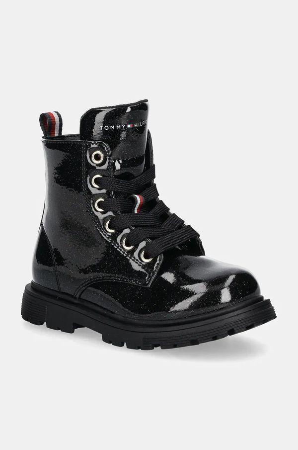 Tommy Hilfiger Dječje gležnjače Tommy Hilfiger boja: crna, T1A5-33564