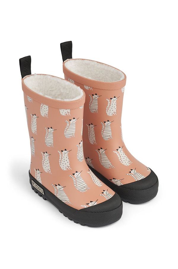 Liewood Dječje gumene čizme Liewood Mason Thermo Rainboot boja: ružičasta, LW13043