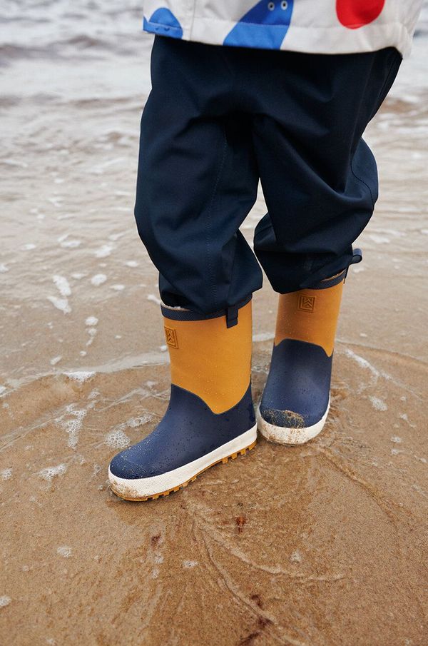 Liewood Dječje gumene čizme Liewood Sasha Thermo Rainboot boja: tamno plava, LW19376