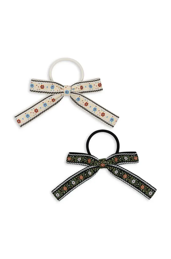 Konges Sløjd Dječje gumice za kosu Konges Sløjd 2 PACK BOW ELASTIC 2-pack KS101350
