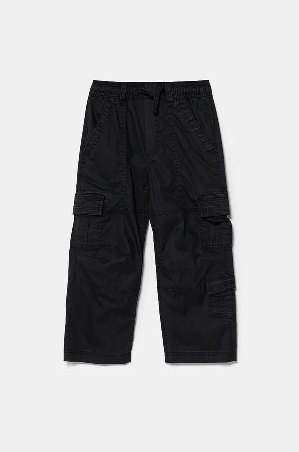 Abercrombie & Fitch Dječje hlače Abercrombie & Fitch boja: crna, bez uzorka, KI230-4019