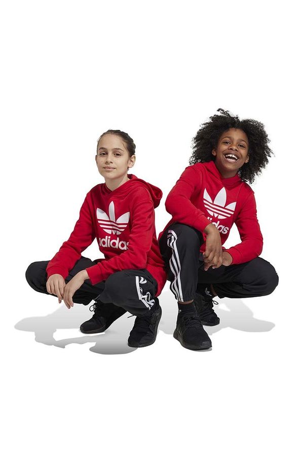 adidas Originals Dječje hlače adidas Originals boja: crna, s aplikacijom
