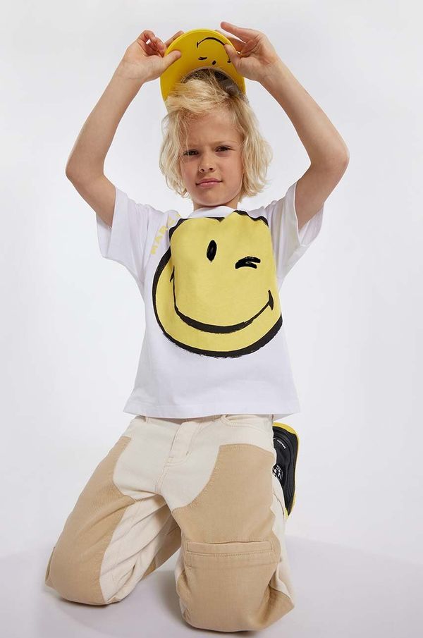 Marc Jacobs Dječje hlače Marc Jacobs boja: bež, bez uzorka