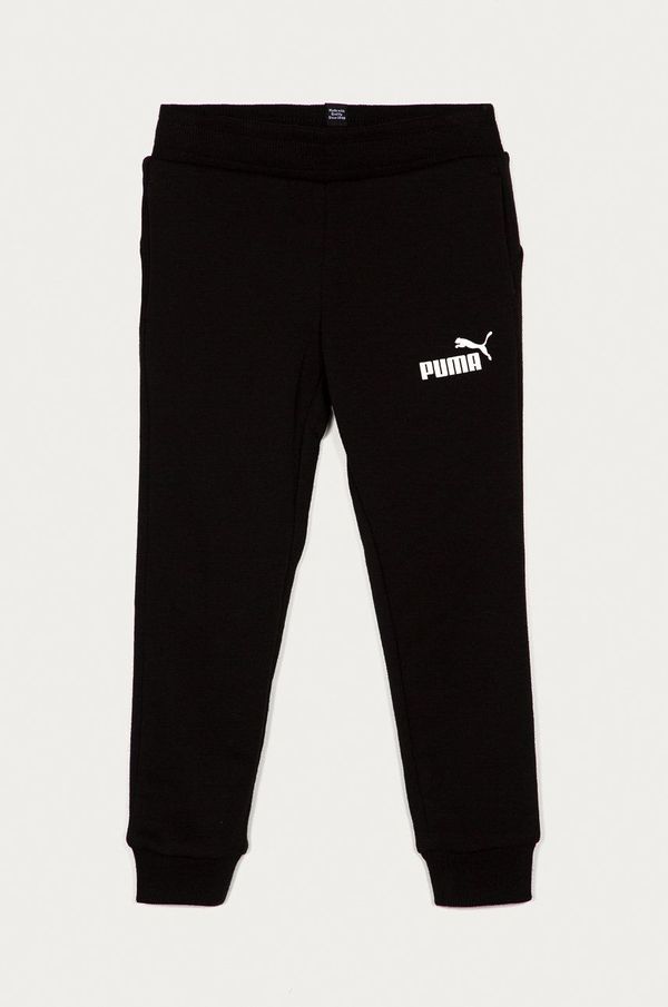 Puma Dječje hlače Puma boja: crna