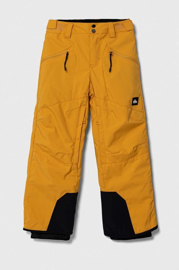 Quiksilver Dječje hlače Quiksilver boja: žuta