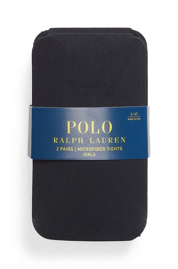 Polo Ralph Lauren Dječje hulahopke Polo Ralph Lauren 2-pack boja: crna