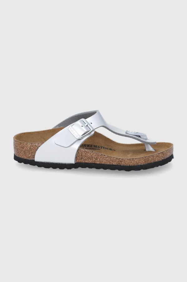 Birkenstock Dječje japanke Birkenstock boja: srebrna