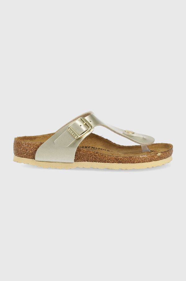 Birkenstock Dječje japanke Birkenstock Gizeh boja: zlatna