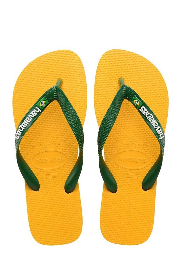 Havaianas Dječje japanke Havaianas BRASIL LOGO boja: žuta