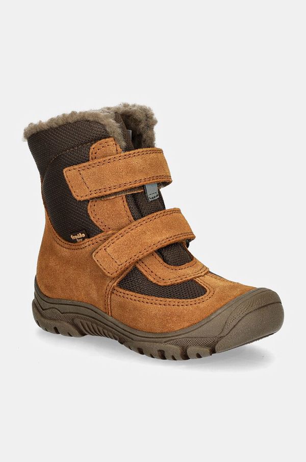 Froddo Dječje kožne cipele za snijeg Froddo LINZ WOOL TEX HIGH boja: smeđa, G3160229