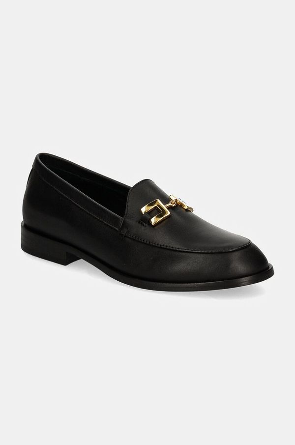 Elisabetta Franchi Dječje kožne mokasinke Elisabetta Franchi boja: crna, F4A4.E0098.0238