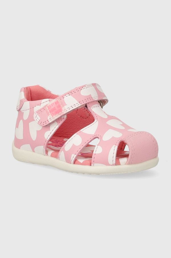 Agatha Ruiz de la Prada Dječje kožne sandale Agatha Ruiz de la Prada boja: ružičasta