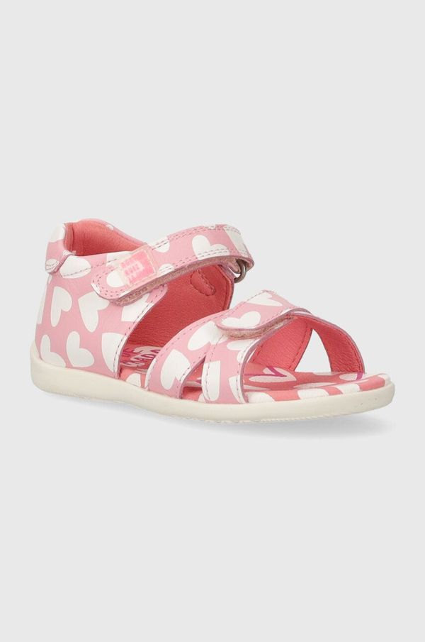 Agatha Ruiz de la Prada Dječje kožne sandale Agatha Ruiz de la Prada boja: ružičasta