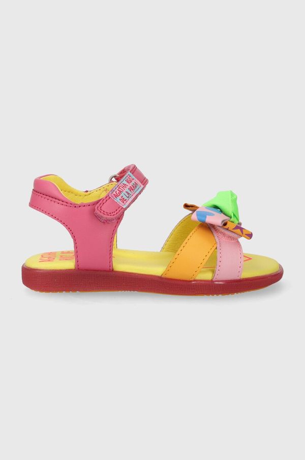 Agatha Ruiz de la Prada Dječje kožne sandale Agatha Ruiz de la Prada