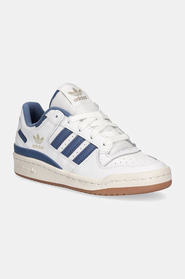 adidas Originals Dječje kožne tenisice adidas Originals FORUM LOW CL boja: bijela, IH0224