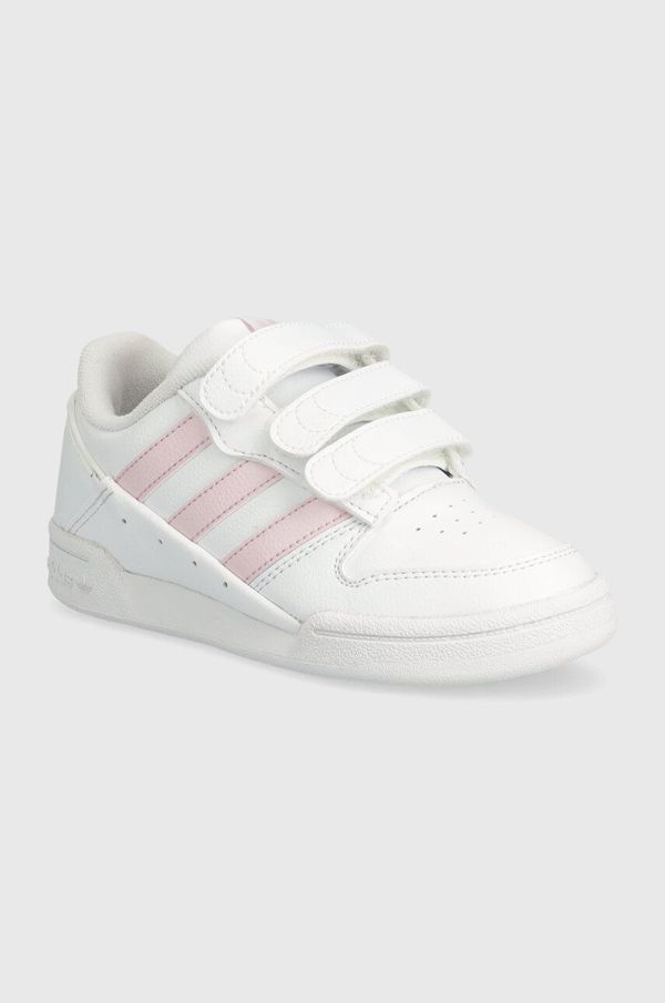 adidas Originals Dječje kožne tenisice adidas Originals TEAM COURT 2 STR CF boja: bijela, ID6635