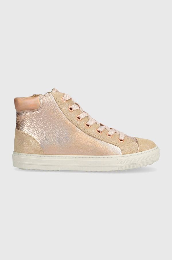 Pom D'api Dječje kožne tenisice Pom D'api SWAG ZIP LACE boja: ružičasta